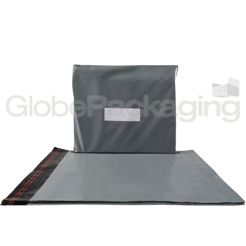 50 x GREY Postal Mailing Bags 250 x 350mm - 10 x 14